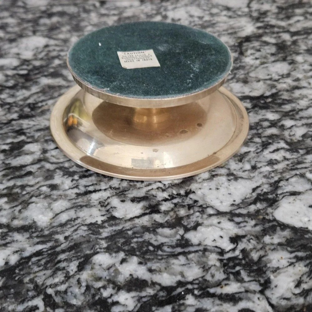 Vintage brass candleholder‎ metal